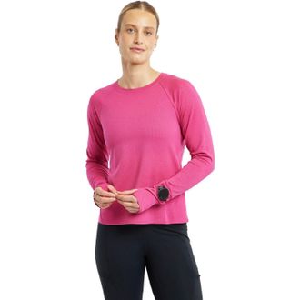 Oiselle Womens Flyout Long-Sleeve Shirt Pink XS