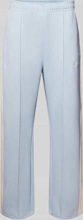 Karl Kani Straight Fit Sweatpants mit Logo-Stitching in Hellblau, Gr&ouml;&szlig;e XXL