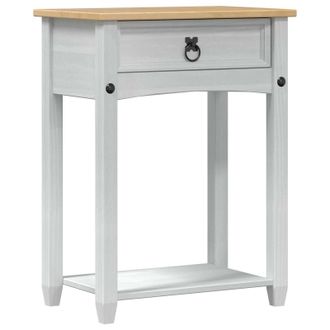 vidaXL Mesa Consola Con Caj&oacute;n 55 X 35 X 73 Cm Madera De Pino Macizo Vidaxl