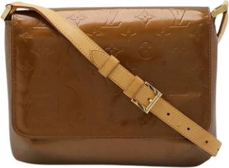 Louis Vuitton Pre-owned Cross Body Bags, female, Brown, Size: ONE SIZE Pre-owned Thompson Street Monogram Vernis Shoulder Bag
