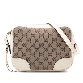 Gucci Tweedehands Gg Canvas Bree Schoudertas