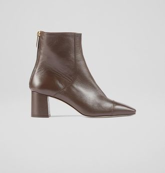 L.k. Bennett Womens Maxine Ankle Boots, Chocolate - Size UK 8