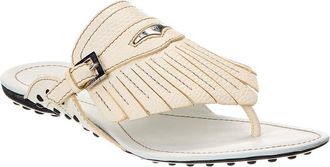 Tod's Dnu Pack Tods Leather Sandal