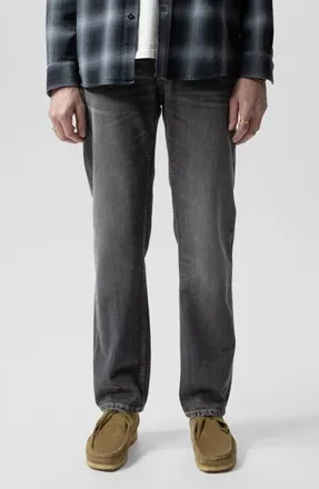 Nudie Jeans Rad Rufus Regular Fit Jeans in Grey Crosshatch at Nordstrom, Size 36 X 32