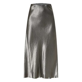 Max Mara Midi Skirts, female, Gray, Size: XS Mmlalessio Skirt