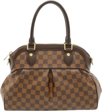 Louis Vuitton Pre-owned Trevi Damier Handbag - Dames - Vintage Handtas - Bruin - ONE Size - Vintage
