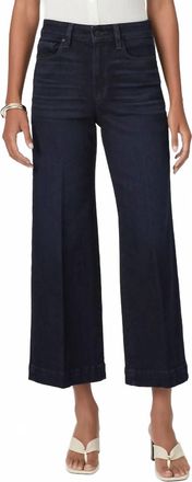 Paige Anessa Ankle Wide Leg Jeans In Duchess