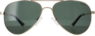 Polaroid PLD 6012/NEW PEF UC goud groen gepolariseerde zonnebril