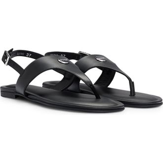 BOSS Millie Slingback Sandal in Blk at Nordstrom Rack, Size 10