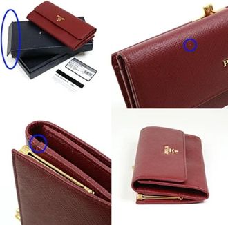 Prada Pre-owned Stoffen Portemonnee - Dames - Vintage Accessoires - Rood - ONE Size - Vintage