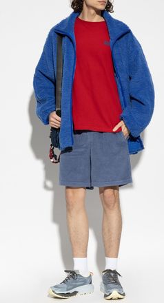 American Vintage Fleece Sweatshirt With A Stand-up Collar, Mens, Blue