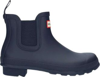 Hunter Original Chelsea Boot - Dames - Regenlaarzen - Blauw - 36 EU - Schoenen