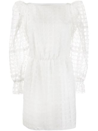 Philosophy di Lorenzo Serafini lace mini dress - women - Polyester/Polyester - 44 - White
