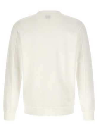 C.P. Company Mens White Cotton Sweatshirt Clothing