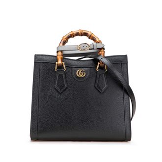 Gucci Bamboo 1947 Handtas van Leer