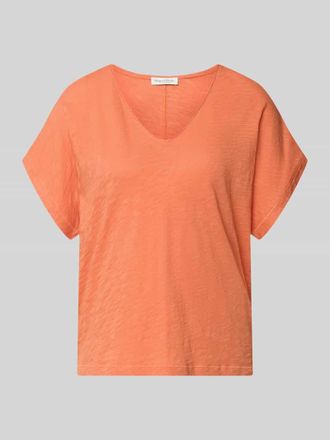 Marc O'Polo Regular Fit T-Shirt aus reiner Baumwolle in Orange, Gr&ouml;&szlig;e XXL
