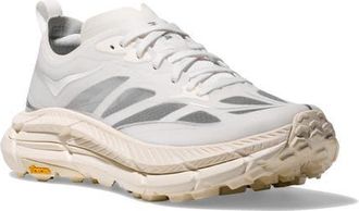 Hoka One One Mafate Speed 4 Lite Sneaker in Frost /Cosmic Grey at Nordstrom, Size 10.5 Womens