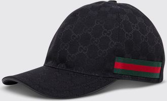 Gucci Cappello da baseball in tessuto monogram GG con motivo a righe