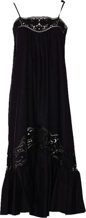 Twin-Set Abito in popeline - Nero