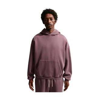 Nike Felpa con cappuccio Book Standard Issue Brushed - - Sport - Uomo - Viola - L