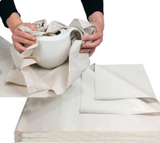 OEM Papel Para Embalaje De Mudanzas - Embalaje Fr&aacute;gil, Relleno De Cajas, 39x54cm, 100 Hojas, Gris Claro