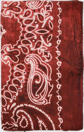 Golden Goose Foulard quadrato in pura seta con stampa bandana all-over