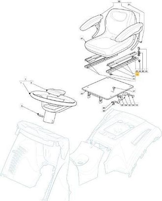 STIGA Sports Kit De Guia Para Asiento He Original Stiga - 382180115/0