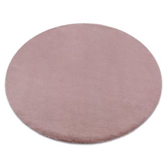 RugsX RugsX Bunny Rug in Pink | Size: 160 cm diameter