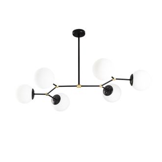 Wonderlamp L&aacute;mpara De Techo Mulen Negro (6 Luces)