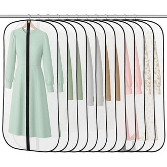 OEM Funda Para Ropa - Peva Impermeable - 60x120 Cm - Para Abrigos Trajes Y Camisas - 12 Unidades