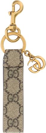 Gucci Mens Printed Canvas Keyring 8233beebonyvrv Brass Keychains
