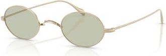 Oliver Peoples 43mm Round optical glasses in Gold at Nordstrom