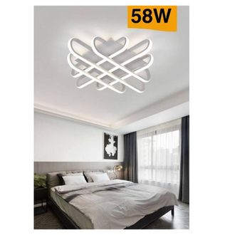 Trade Shop Trade Shop Traesio - Trade Shop - Plafoniera Da Soffitto Led 58 W Lampadario Moderno Luce 6500k 4000k 3000k C41-b