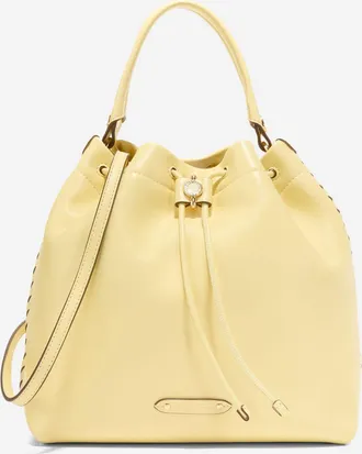 Cole Haan Womens Isabella Bucket Bag - Beige
