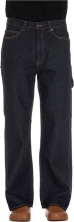 Haikure Winona Over Fit Jeans - Heren - Loose Fit Jeans - Blauw - W33 - Katoen - Jeans