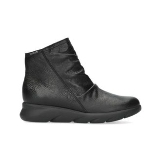 Mephisto Comfortabele enkellaars - Dames - Enkellaarsjes - Zwart - 37 EU - Leer - Schoenen