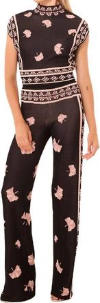 Misa Nuela Pants In Ginko Border