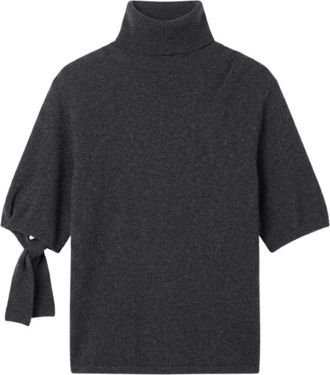 Jacquemus Top de punto con cuello alto - Knitwear - Mujer - Gris - S