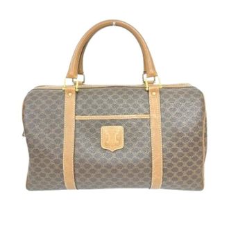 Celine Pre-owned Handbags, female, Brown, Size: ONE SIZE Pre-owned Macadam Boston Bag