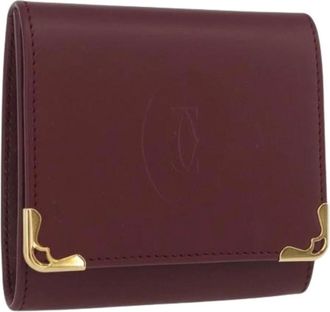 Cartier Pre-owned Wallets, female, Red, Size: ONE SIZE Pre-owned Vintage Coin Purse