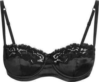 Dolce & Gabbana Zwart Kantondergoed met Verstelbare Bandjes - Dames - BHs - Zwart - 2XL - Ondergoed