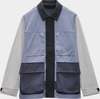Rag & Bone Mens Pace Colorblock Chore Jacket