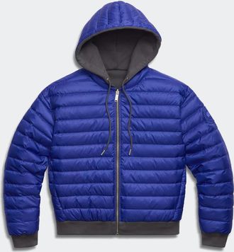 Canada Goose Manteau &agrave; capuchon r&eacute;versible Fuse (Femmes, Anchor Grey/Azurite Blue, TG)