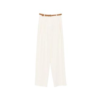 Max Mara Adunco Pleated Pressed-crease Trousers
