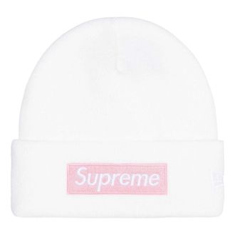 SUPREME FW25 New Era Bo Logo Beanie White FW25BN5-WHITE