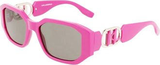 Karl Lagerfeld Sunglasses, female, Pink, Size: ONE SIZE Multicolor Sunglasses with Injection