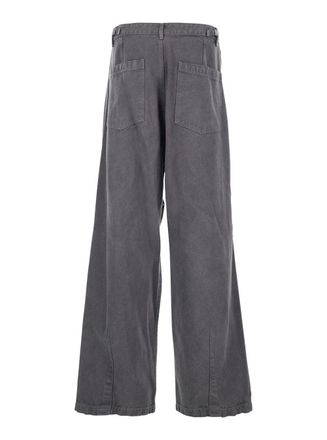 Wooyoungmi Cotton Trousers - Gray