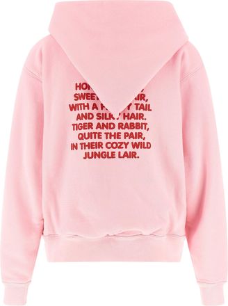 Kenzo Cartoon Graphic Print Hoodie - Pink