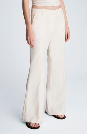 Kenneth Cole Flare Leg Pants in Feather White at Nordstrom, Size 12