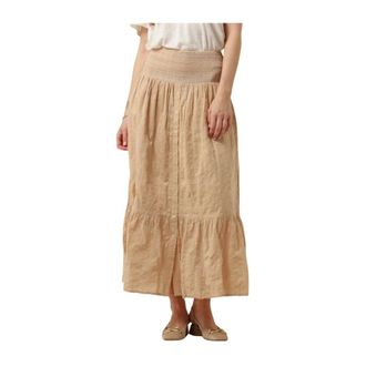 Ruby Tuesday Dames, Rokken, Beige, Maat: M Katoen